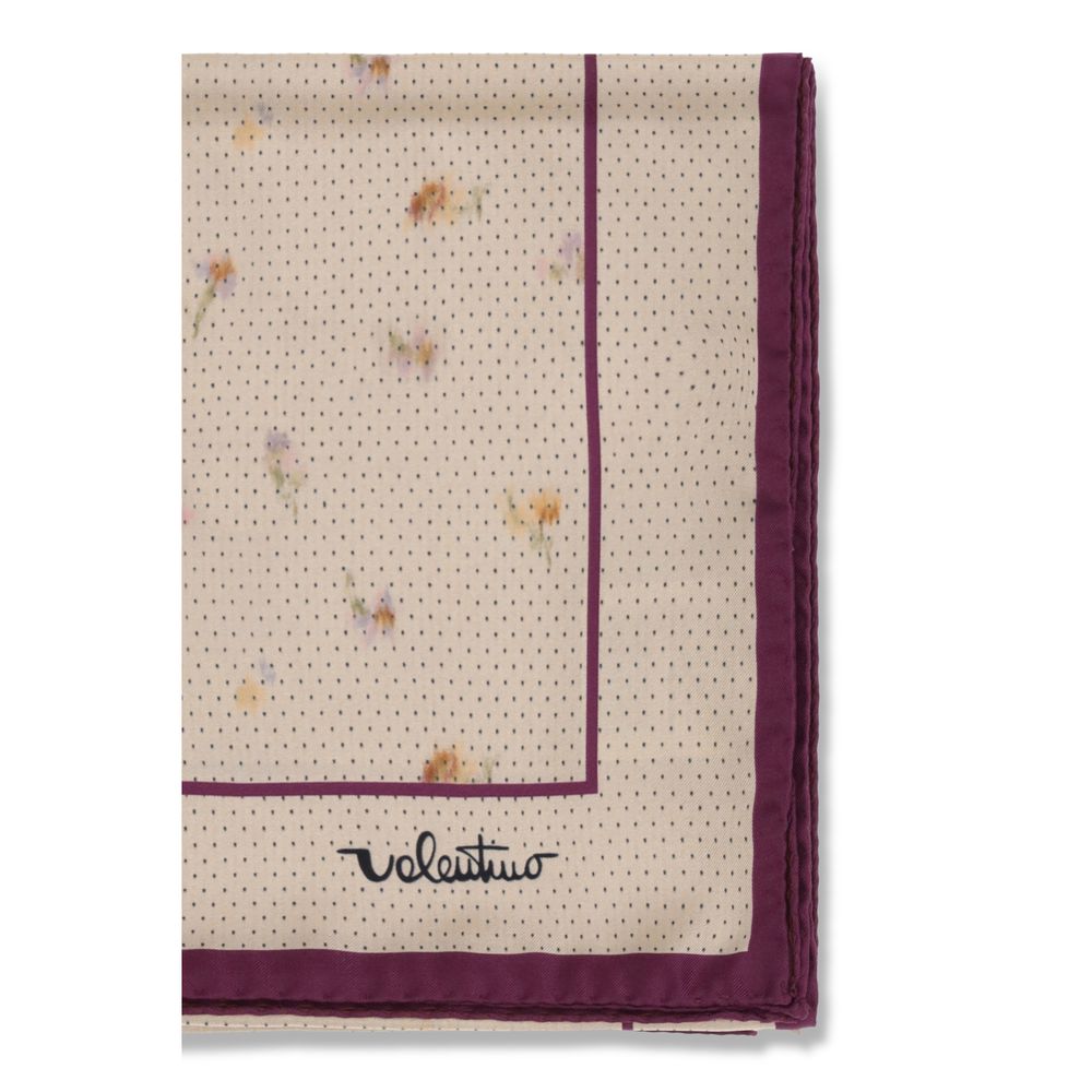 Beige Silk Scarf