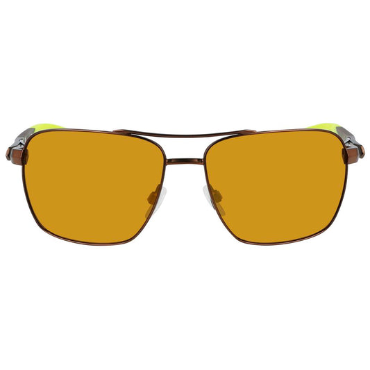 Brown Metal Sunglasses