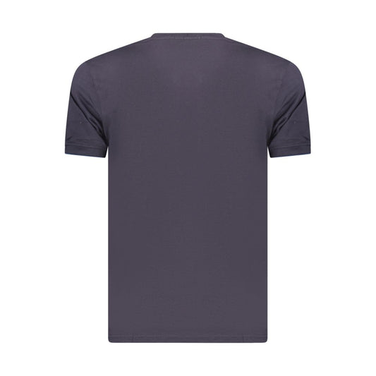Blue Cotton Men's T-Shirt