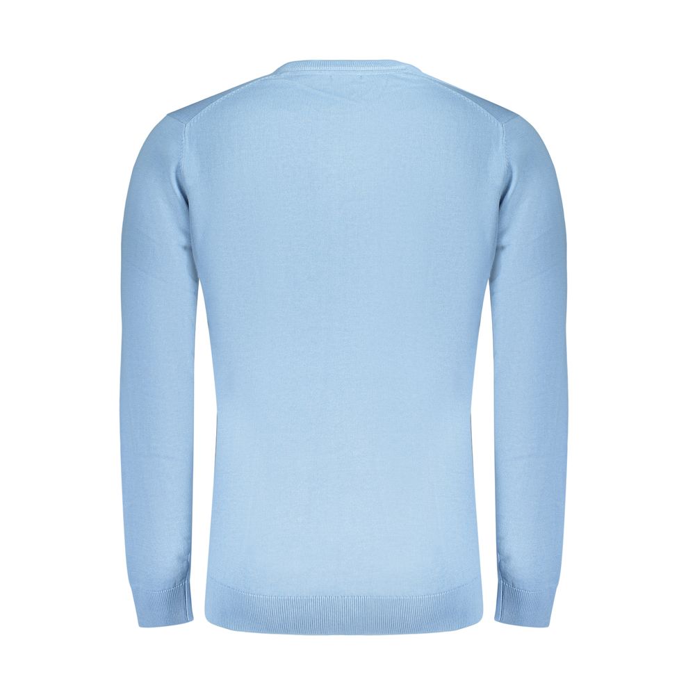 Blue Cotton Men's Sweater