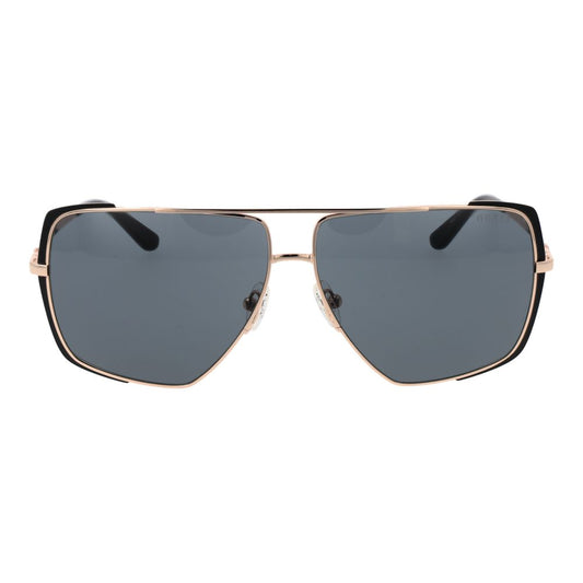 Rose Gold Metal Sunglasses