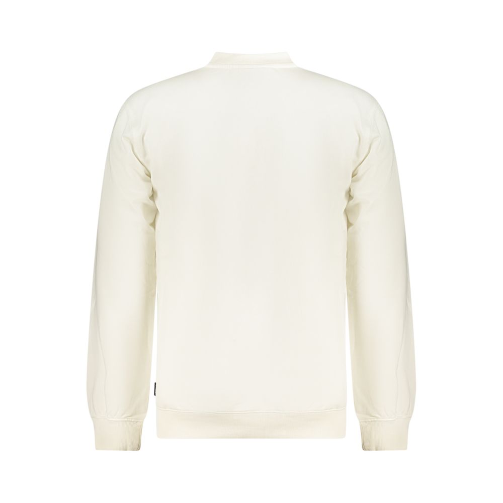 White Cotton Men's Sweatshirt