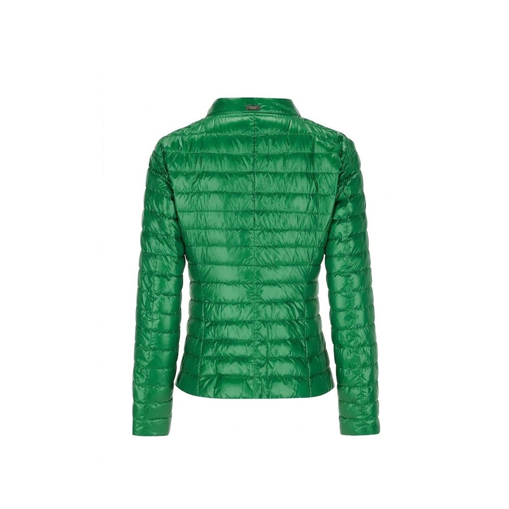 Bicolor Polyamide Full-Length Jacket