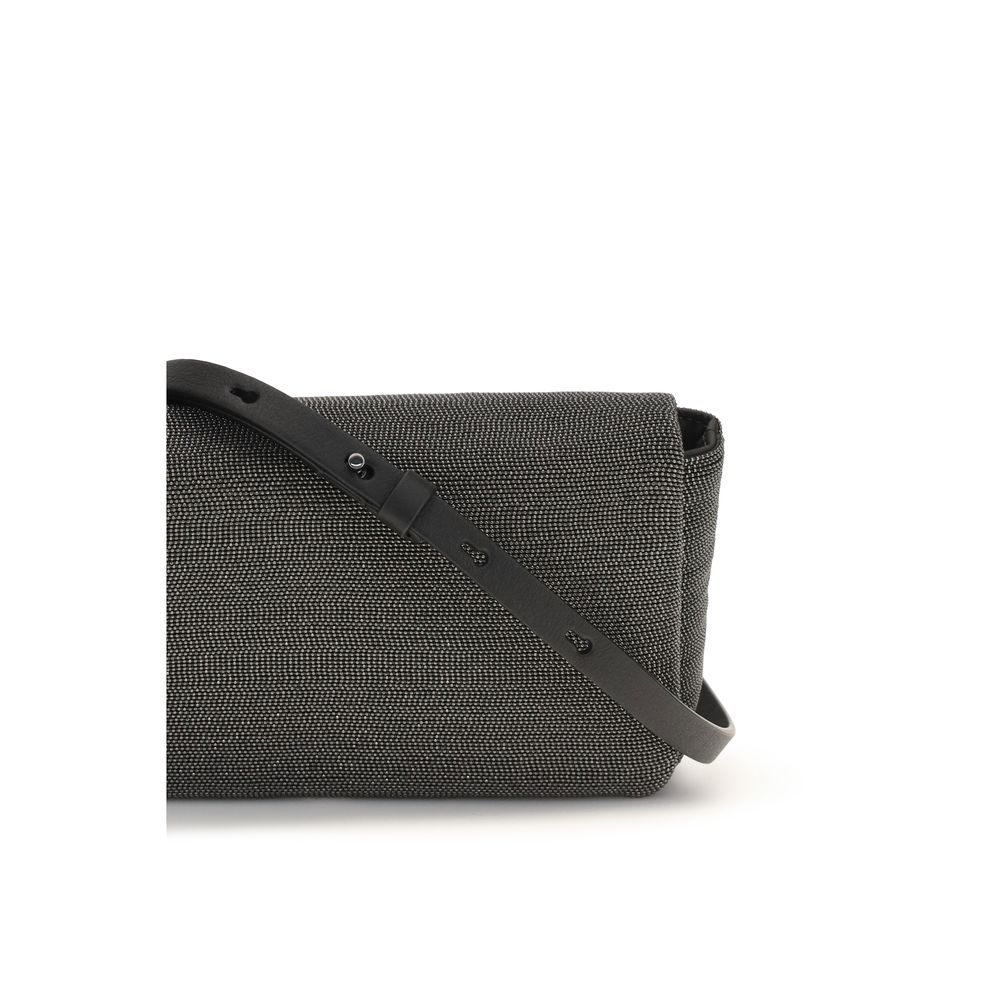 Black Leather Shoulder Bag