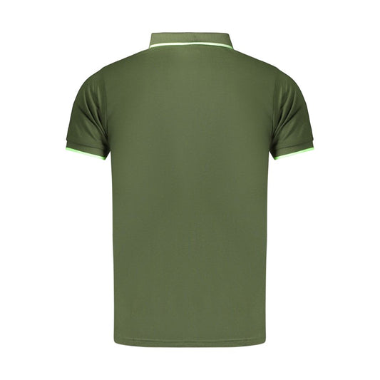 Green Polyester Men's Polo Shirt