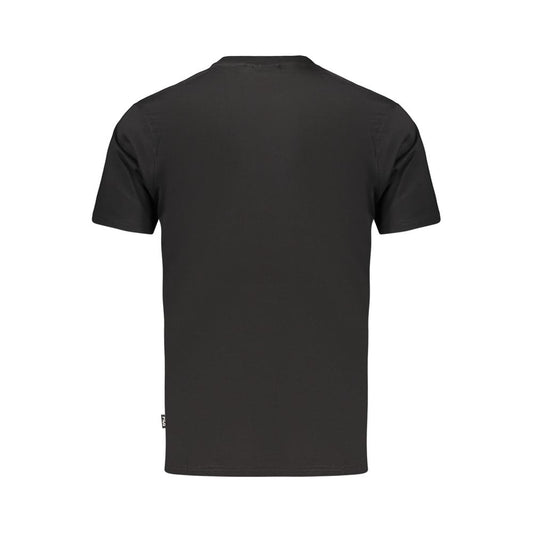Black Cotton Men's T-Shirt