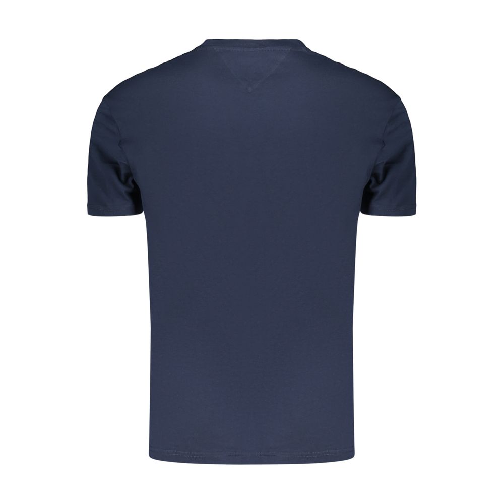 Blue Cotton Men's T-Shirt