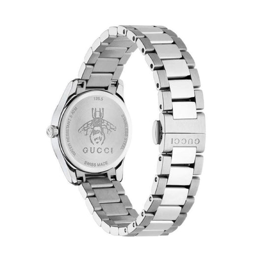 Gray Stainless Steel Dress Watch