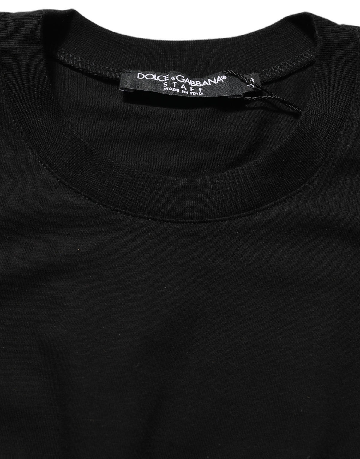 Black Long Sleeves Crew Neck Pullover Sweater