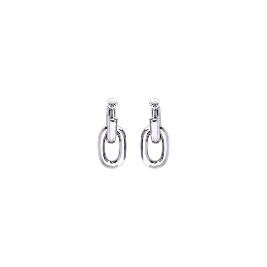 Silver Resin Earrings