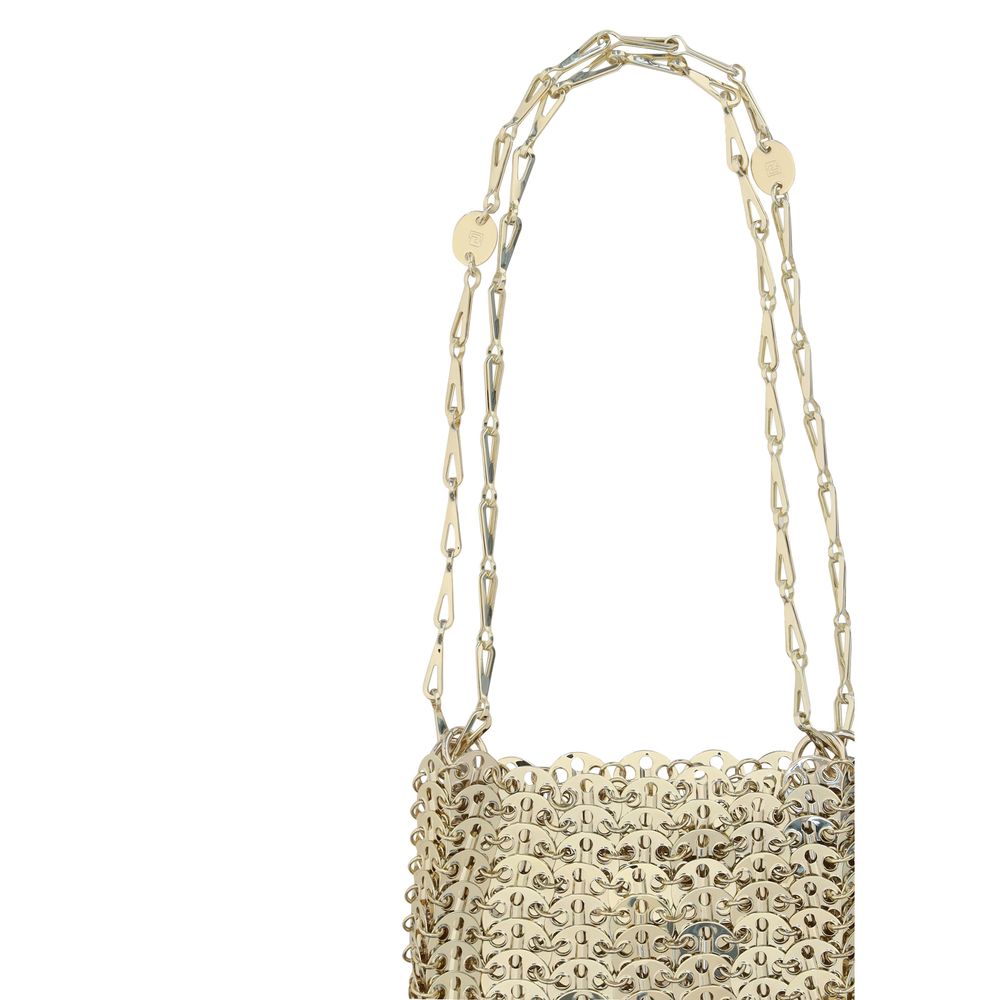 Bicolor Brass Shoulder Bag
