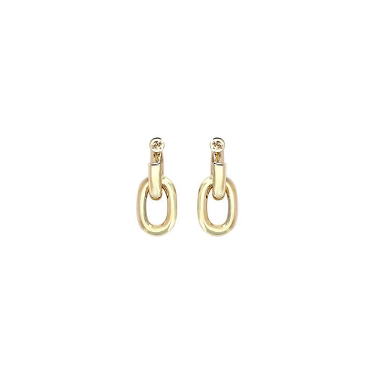 Gold Resin Earrings