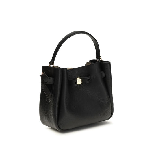 Black Calf Leather Bos Taurus Backet Bag