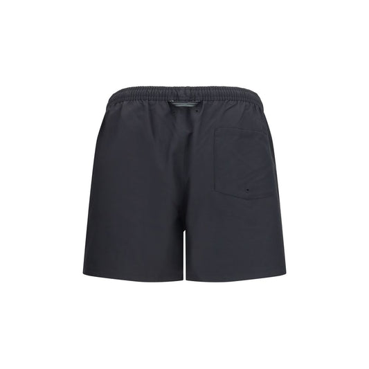 Black Recycled Polyester Short And Mini Shorts