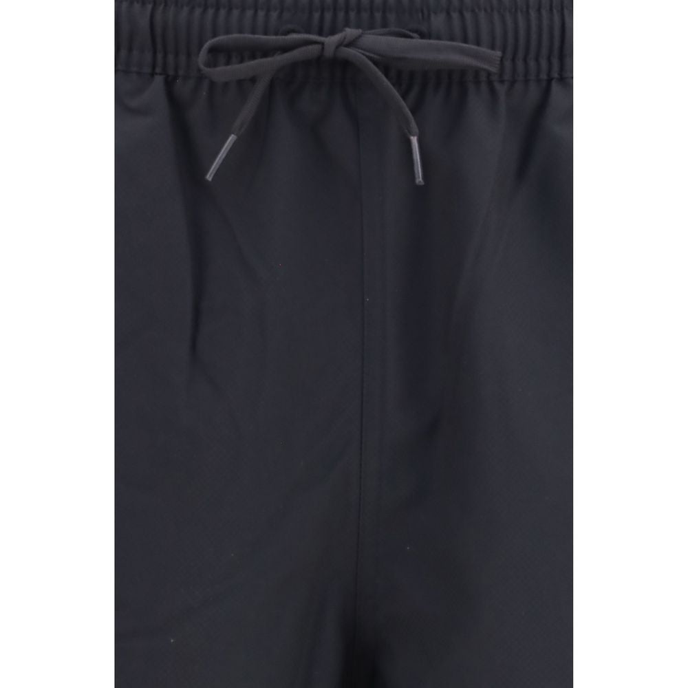 Black Recycled Polyester Short And Mini Shorts