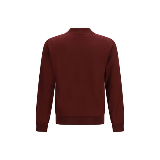 Bordeaux Wool Oves Aries Polo Shirt