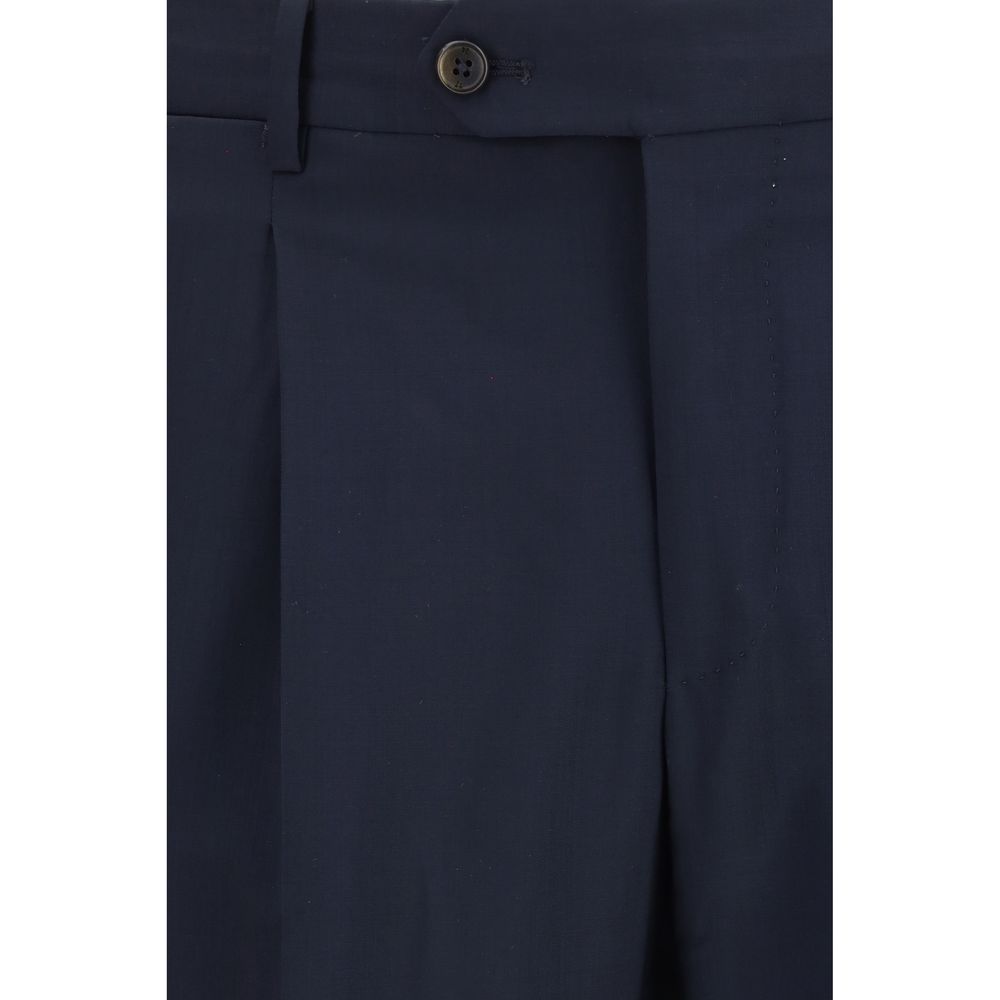 Blue Wool Oves Aries Casual Pants