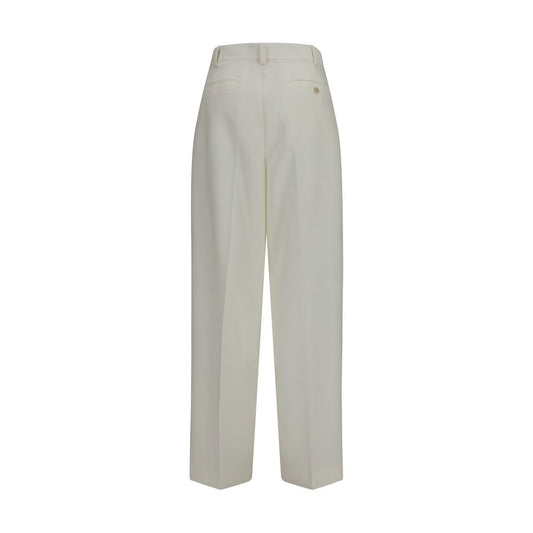 White Wool Oves Aries Casual Pants