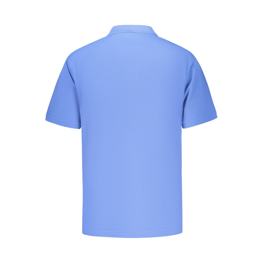 Blue Cotton Men's Polo