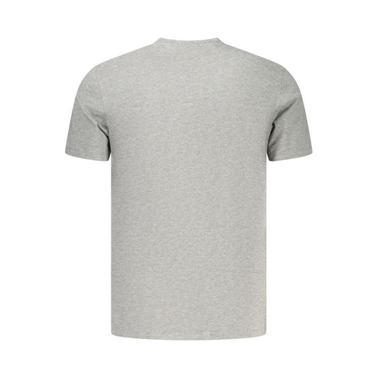 Gray Cotton Men's T-Shirt