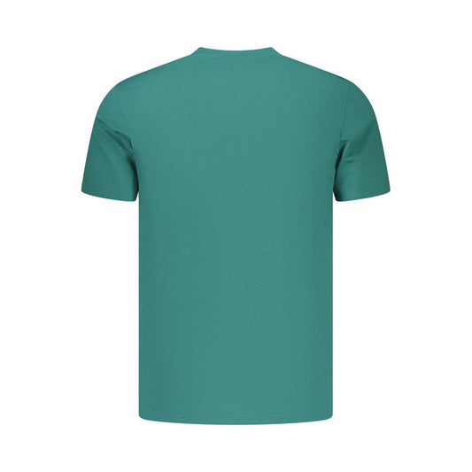 Green Cotton Men's T-Shirt