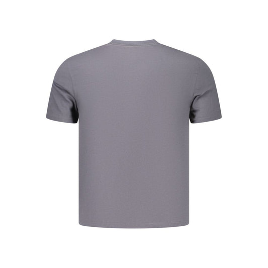 Gray Cotton Men's T-Shirt