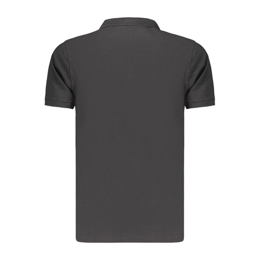 Black Cotton Women's Polo Shirt