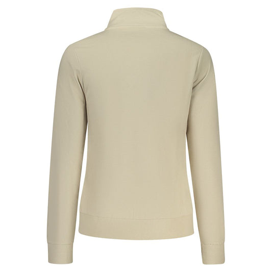 Beige Cotton Womens Sweatshirt