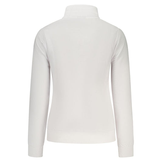 White Cotton Women's Sweatshirt
