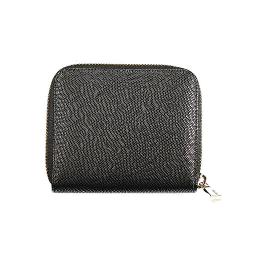 Nero Poliuretano Women Wallet
