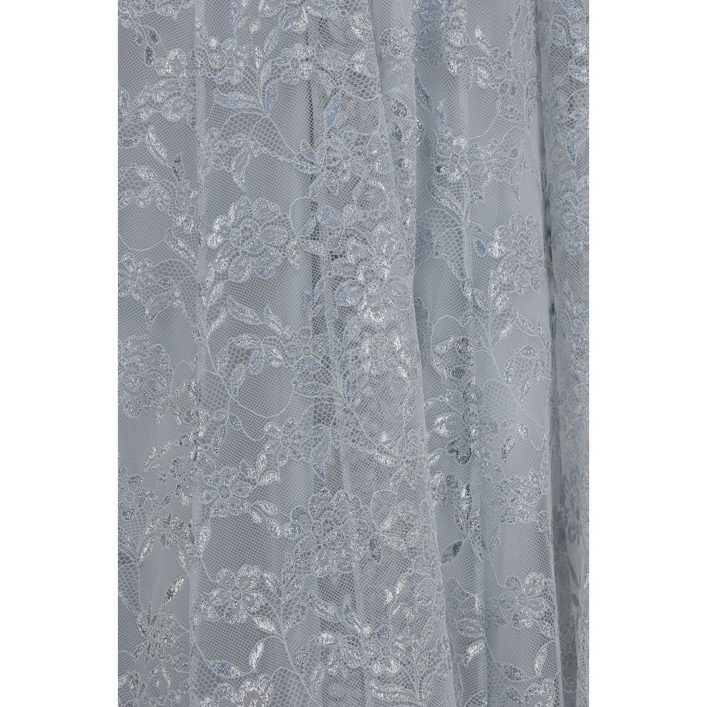 Silver Polyester Coat