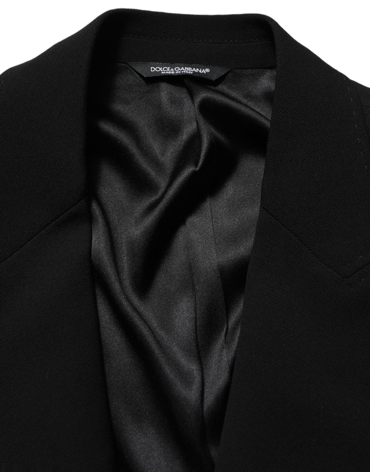 Black Wool Single Breasted Men Blazer Jacket