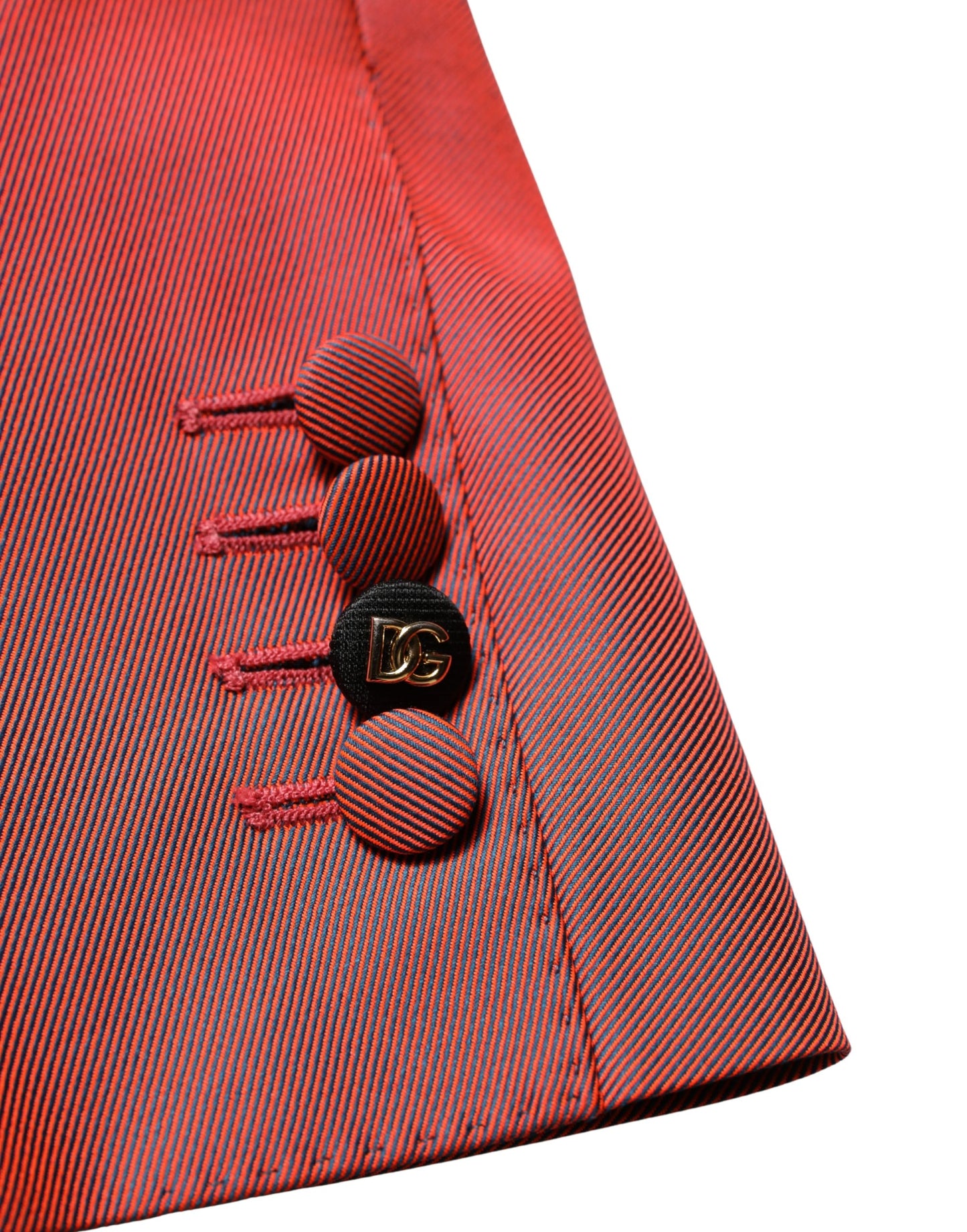 Red Wool Single Breasted Men Blazer Jacket