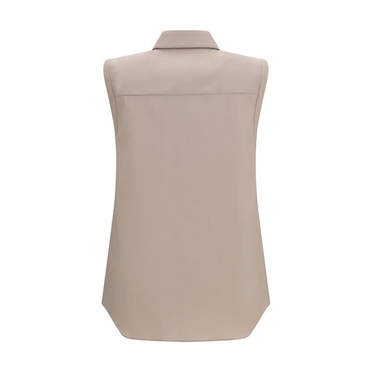 Beige Cotton Shirt