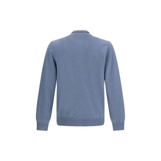 Blue Cashmere Cardigan