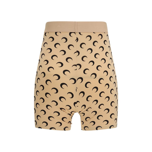 Beige Polyamide Bermuda Shorts