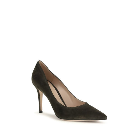 Bicolor Calf Leather Bos Taurus High Heel Pumps
