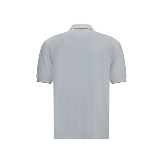 White Polyamide Polo Shirt