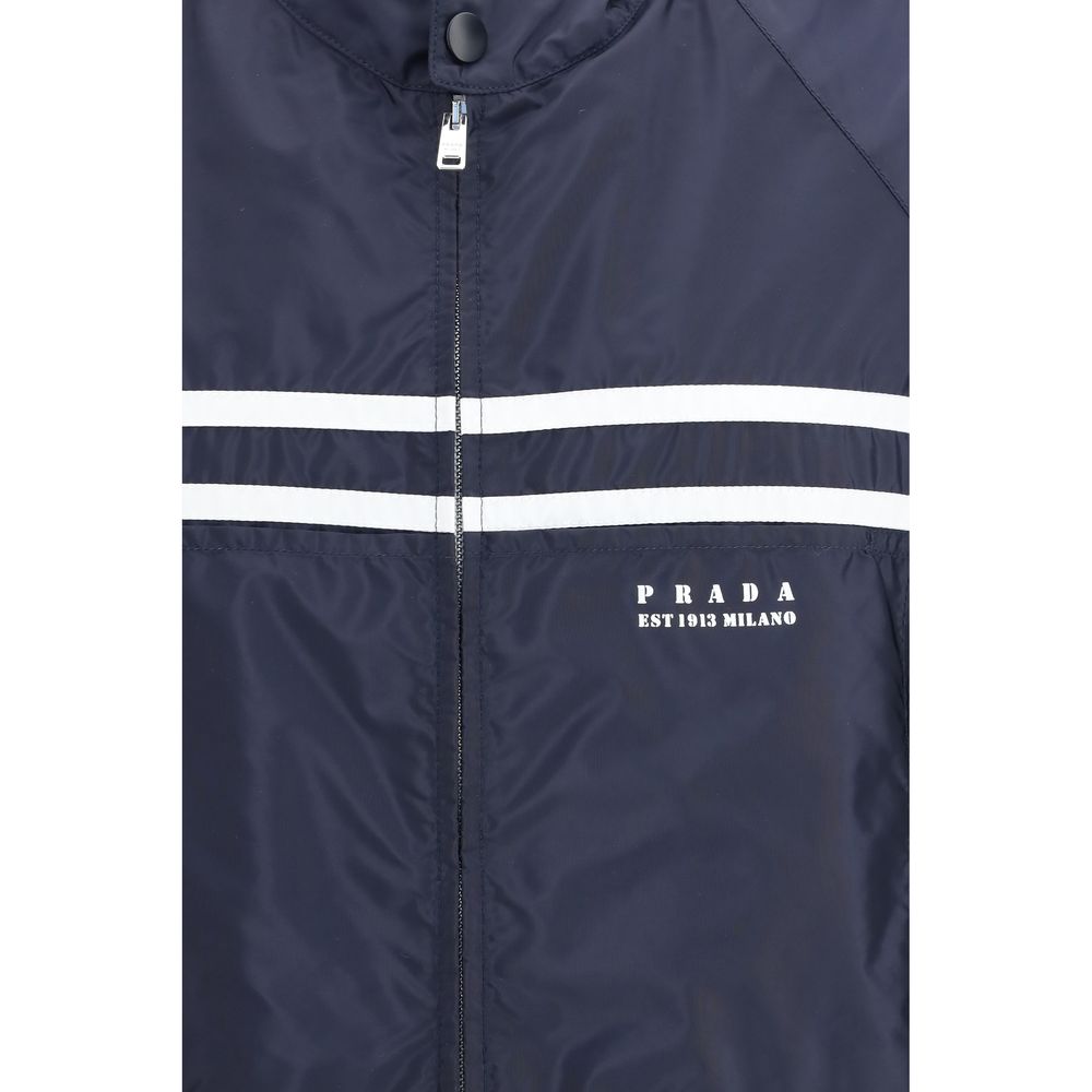 Blue Nylon Shell Jacket
