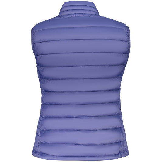 Blue Polyester Women Jacket