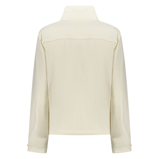 White Nylon Women's Jacket