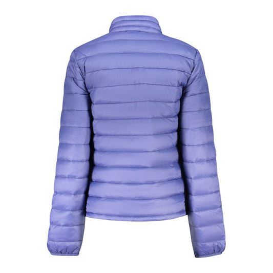 Blue Polyester Women's Jacket