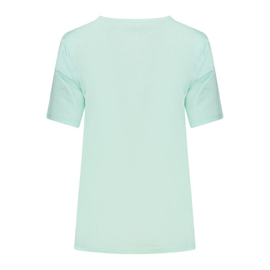 Green Cotton Women's T-Shirt