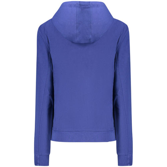 Blue Cotton Women's Hoodie