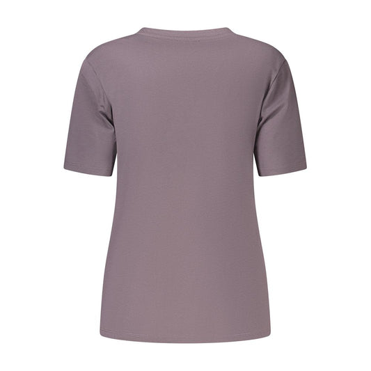 Gray Cotton Women's T-Shirt