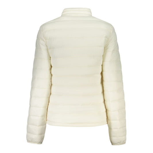 White Polyester Women's Jacket