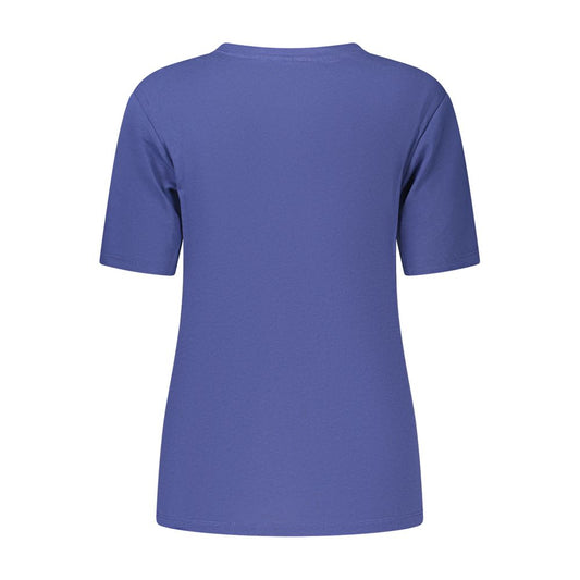 Blue Cotton Women's T-Shirt
