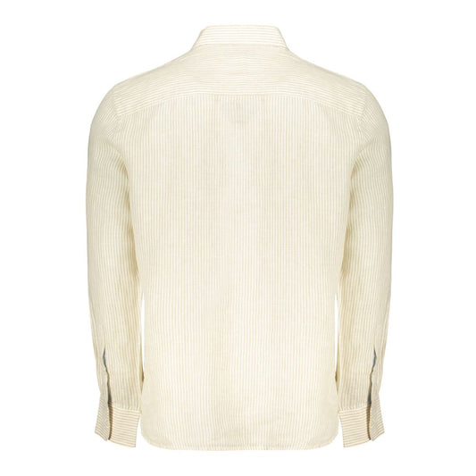 Beige Linen Men's Shirt