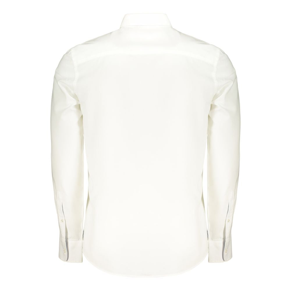 White Cotton Men's Shirt