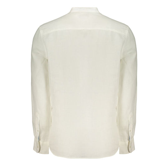 White Linen Men's Shirt
